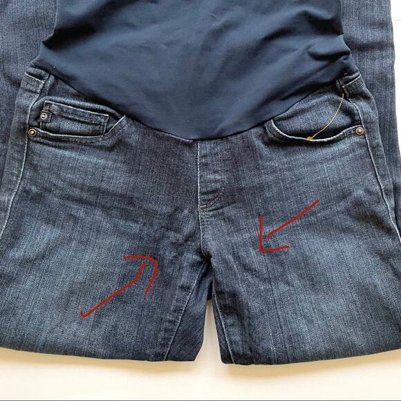 AG Denim Maternity Secret Belly Ankle Legging Jean - Picture 11 of 13